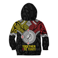 Aotearoa and Niue Mo Te Tiriti Kid Hoodie New Zealand Honour The Treaty Ake!Ake!Ake! LT9 - Polynesian Pride