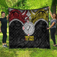Aotearoa and Niue Mo Te Tiriti Quilt New Zealand Honour The Treaty Ake!Ake!Ake! LT9 - Polynesian Pride