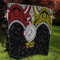 Aotearoa and Niue Mo Te Tiriti Quilt New Zealand Honour The Treaty Ake!Ake!Ake! LT9 - Polynesian Pride