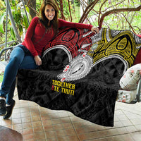 Aotearoa and Niue Mo Te Tiriti Quilt New Zealand Honour The Treaty Ake!Ake!Ake! LT9 - Polynesian Pride