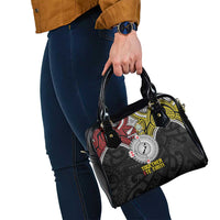 Aotearoa and Niue Mo Te Tiriti Shoulder Handbag New Zealand Honour The Treaty Ake!Ake!Ake! LT9 - Polynesian Pride