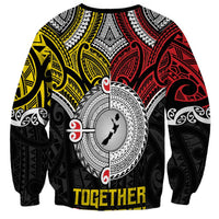 Aotearoa and Niue Mo Te Tiriti Sweatshirt New Zealand Honour The Treaty Ake!Ake!Ake! LT9 - Polynesian Pride