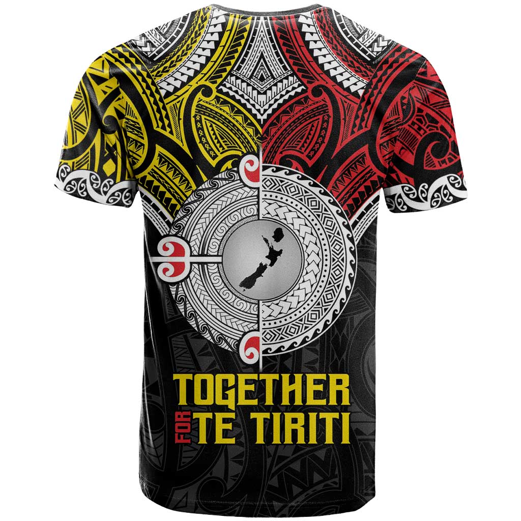 Aotearoa and Niue Mo Te Tiriti T Shirt New Zealand Honour The Treaty Ake!Ake!Ake! LT9 - Polynesian Pride