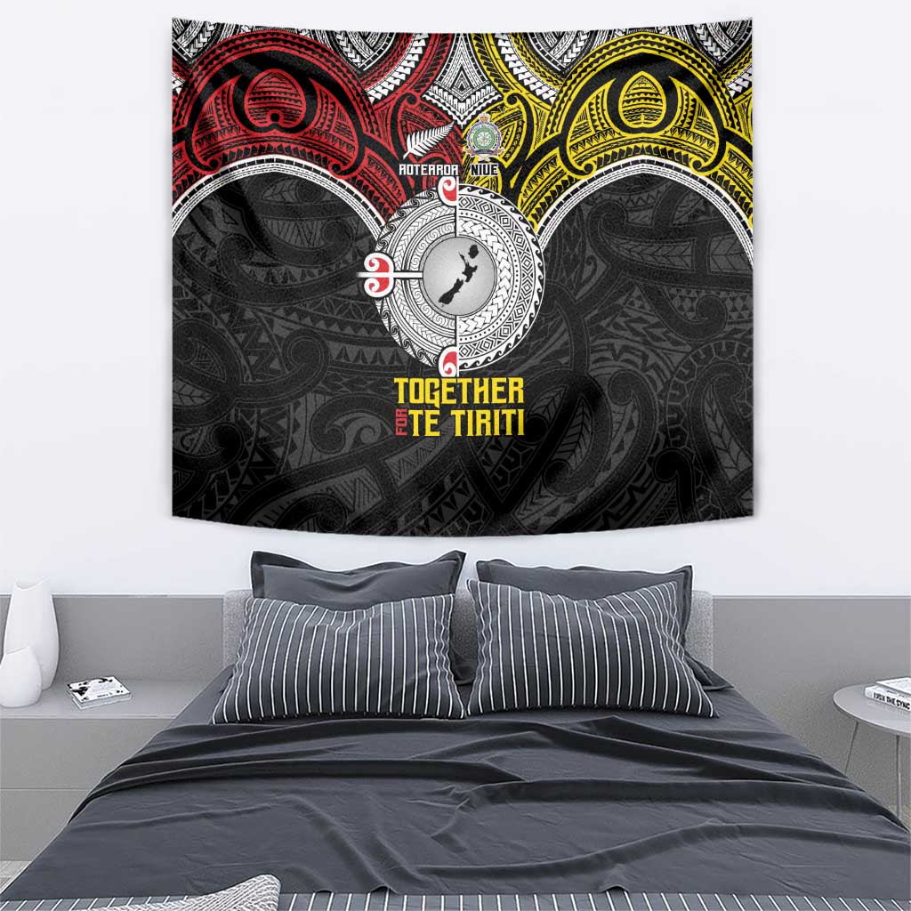 Aotearoa and Niue Mo Te Tiriti Tapestry New Zealand Honour The Treaty Ake!Ake!Ake! LT9 - Polynesian Pride