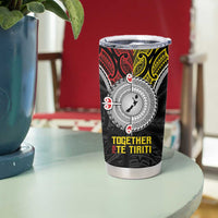 Aotearoa and Niue Mo Te Tiriti Tumbler Cup New Zealand Honour The Treaty Ake!Ake!Ake! LT9 - Polynesian Pride