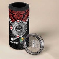 Aotearoa and Tonga Mo Te Tiriti 4 in 1 Can Cooler Tumbler New Zealand Honour The Treaty Ake!Ake!Ake! LT9 - Polynesian Pride