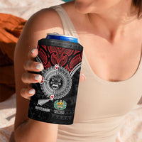 Aotearoa and Tonga Mo Te Tiriti 4 in 1 Can Cooler Tumbler New Zealand Honour The Treaty Ake!Ake!Ake! LT9 - Polynesian Pride