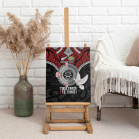 Aotearoa and Tonga Mo Te Tiriti Canvas Wall Art New Zealand Honour The Treaty Ake!Ake!Ake! LT9 - Polynesian Pride