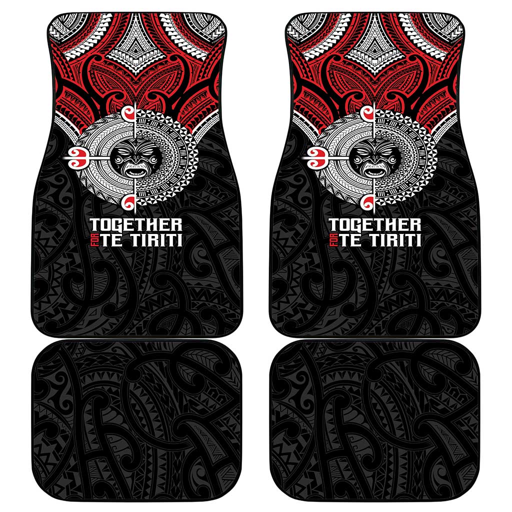 Aotearoa and Tonga Mo Te Tiriti Car Mats New Zealand Honour The Treaty Ake!Ake!Ake! LT9 - Polynesian Pride