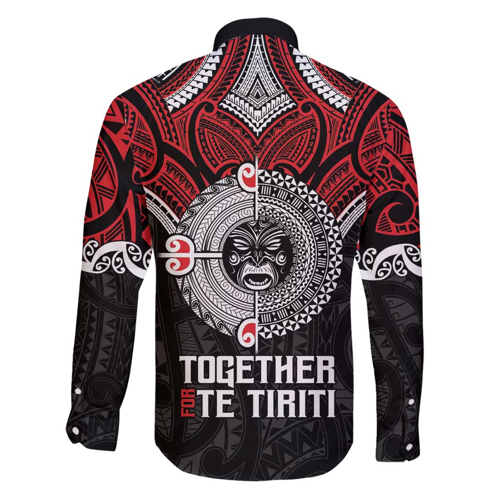 Aotearoa and Tonga Mo Te Tiriti Family Matching Puletasi and Hawaiian Shirt New Zealand Honour The Treaty Ake!Ake!Ake! LT9 - Polynesian Pride