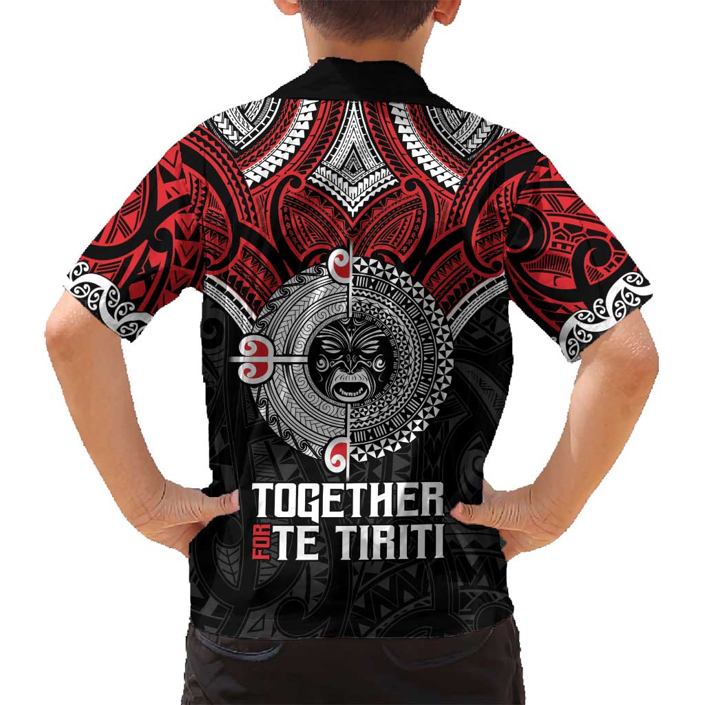 Aotearoa and Tonga Mo Te Tiriti Family Matching Summer Maxi Dress and Hawaiian Shirt New Zealand Honour The Treaty Ake!Ake!Ake! LT9 - Polynesian Pride