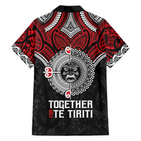Aotearoa and Tonga Mo Te Tiriti Family Matching Tank Maxi Dress and Hawaiian Shirt New Zealand Honour The Treaty Ake!Ake!Ake! LT9 - Polynesian Pride