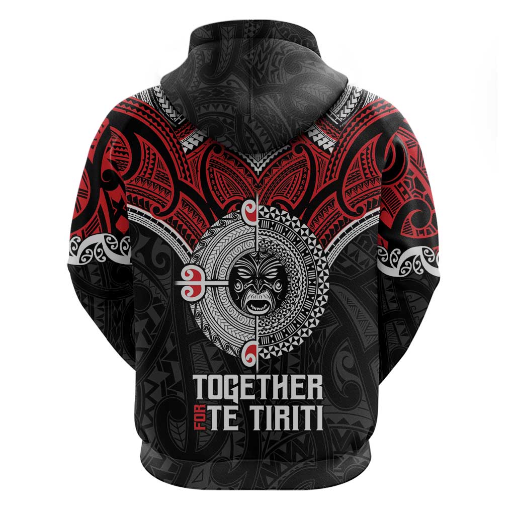 Aotearoa and Tonga Mo Te Tiriti Hoodie New Zealand Honour The Treaty Ake!Ake!Ake! LT9 - Polynesian Pride