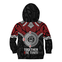 Aotearoa and Tonga Mo Te Tiriti Kid Hoodie New Zealand Honour The Treaty Ake!Ake!Ake! LT9 - Polynesian Pride
