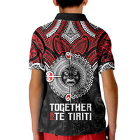 Aotearoa and Tonga Mo Te Tiriti Kid Polo Shirt New Zealand Honour The Treaty Ake!Ake!Ake! LT9 - Polynesian Pride