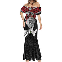 Aotearoa and Tonga Mo Te Tiriti Mermaid Dress New Zealand Honour The Treaty Ake!Ake!Ake! LT9 - Polynesian Pride