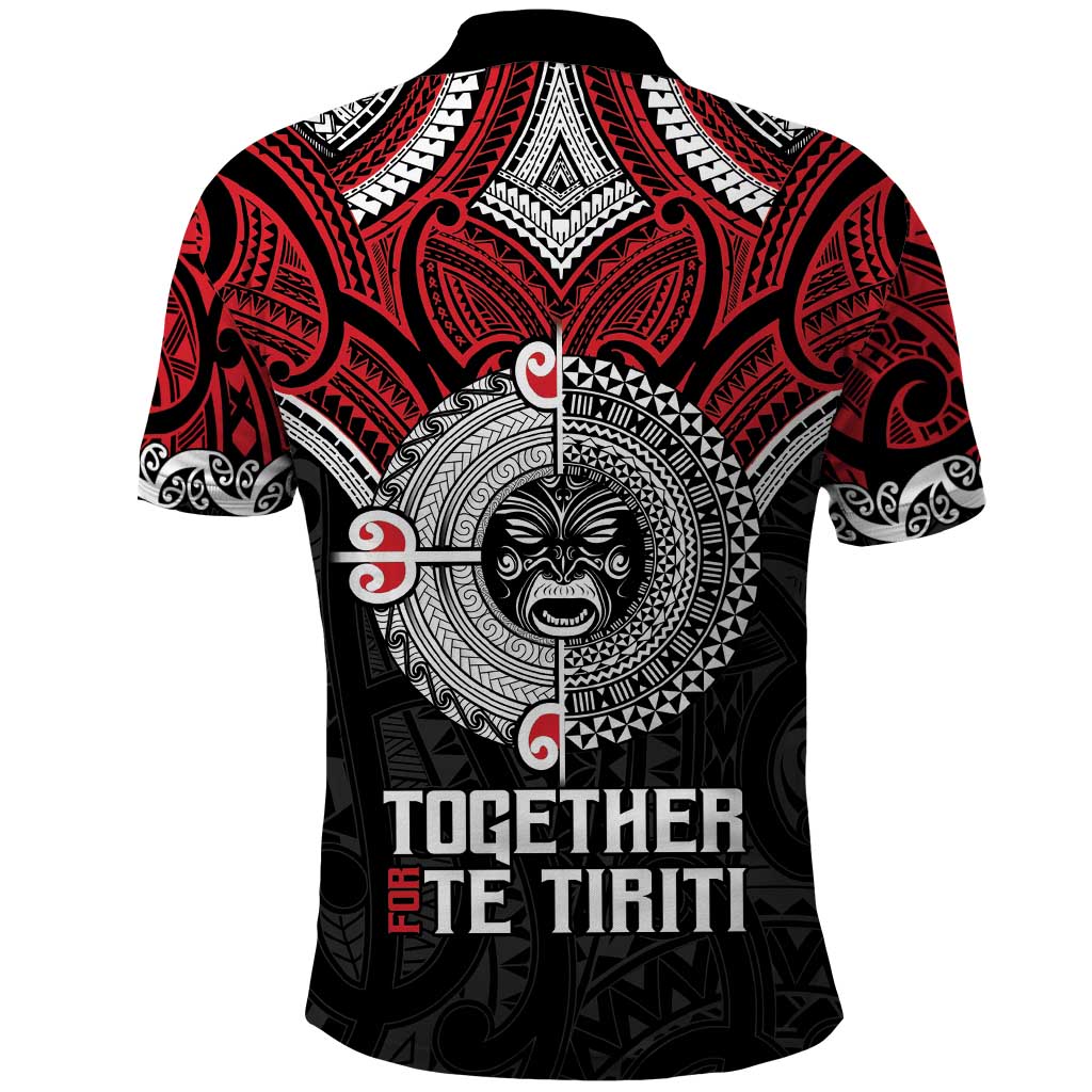 Aotearoa and Tonga Mo Te Tiriti Polo Shirt New Zealand Honour The Treaty Ake!Ake!Ake! LT9 - Polynesian Pride