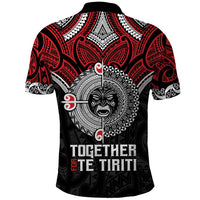 Aotearoa and Tonga Mo Te Tiriti Polo Shirt New Zealand Honour The Treaty Ake!Ake!Ake! LT9 - Polynesian Pride