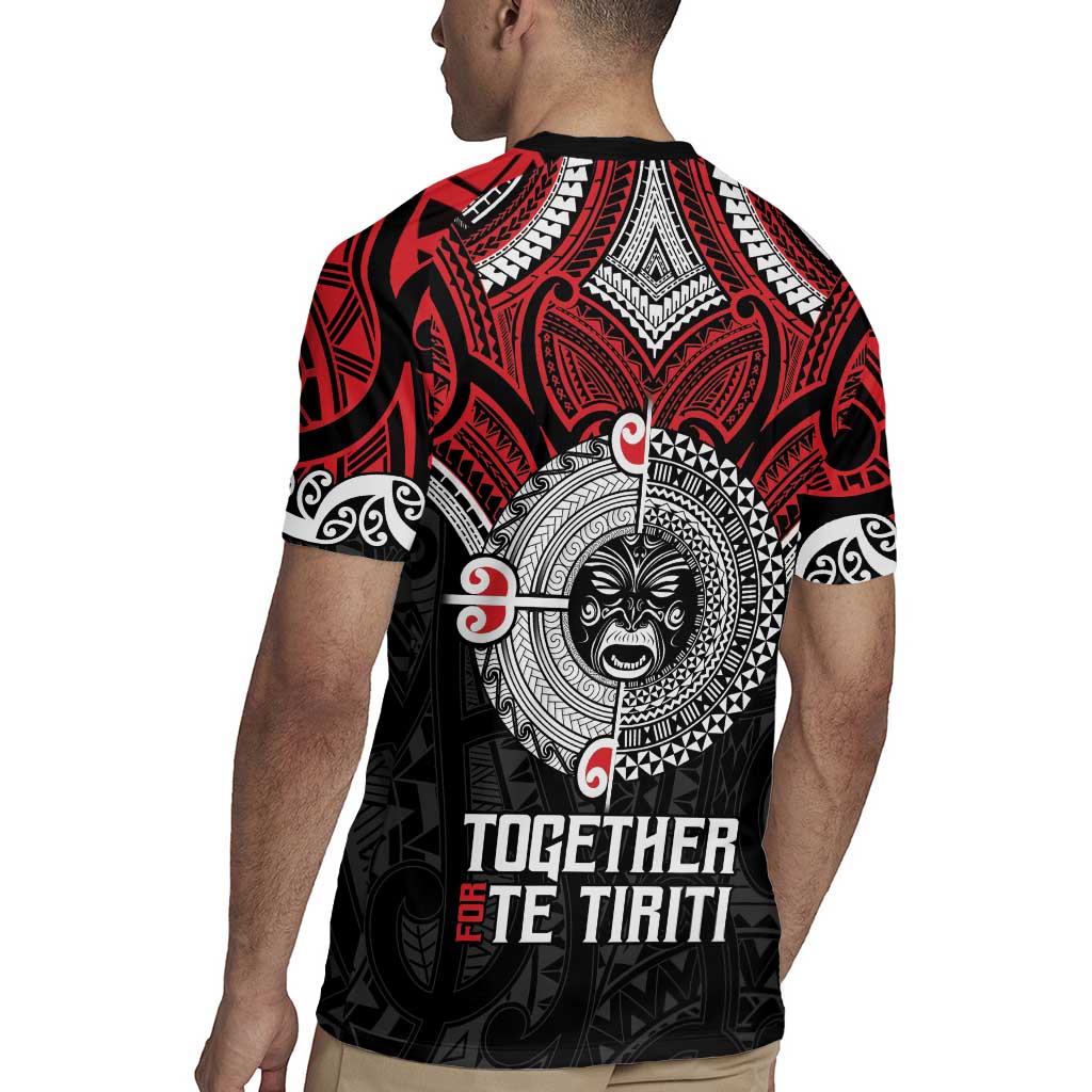 Aotearoa and Tonga Mo Te Tiriti Rugby Jersey New Zealand Honour The Treaty Ake!Ake!Ake! LT9 - Polynesian Pride