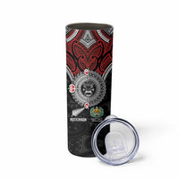 Aotearoa and Tonga Mo Te Tiriti Skinny Tumbler New Zealand Honour The Treaty Ake!Ake!Ake! LT9 - Polynesian Pride