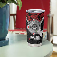 Aotearoa and Tonga Mo Te Tiriti Tumbler Cup New Zealand Honour The Treaty Ake!Ake!Ake! LT9 - Polynesian Pride