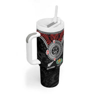 Aotearoa and Tonga Mo Te Tiriti Tumbler With Handle New Zealand Honour The Treaty Ake!Ake!Ake! LT9 - Polynesian Pride