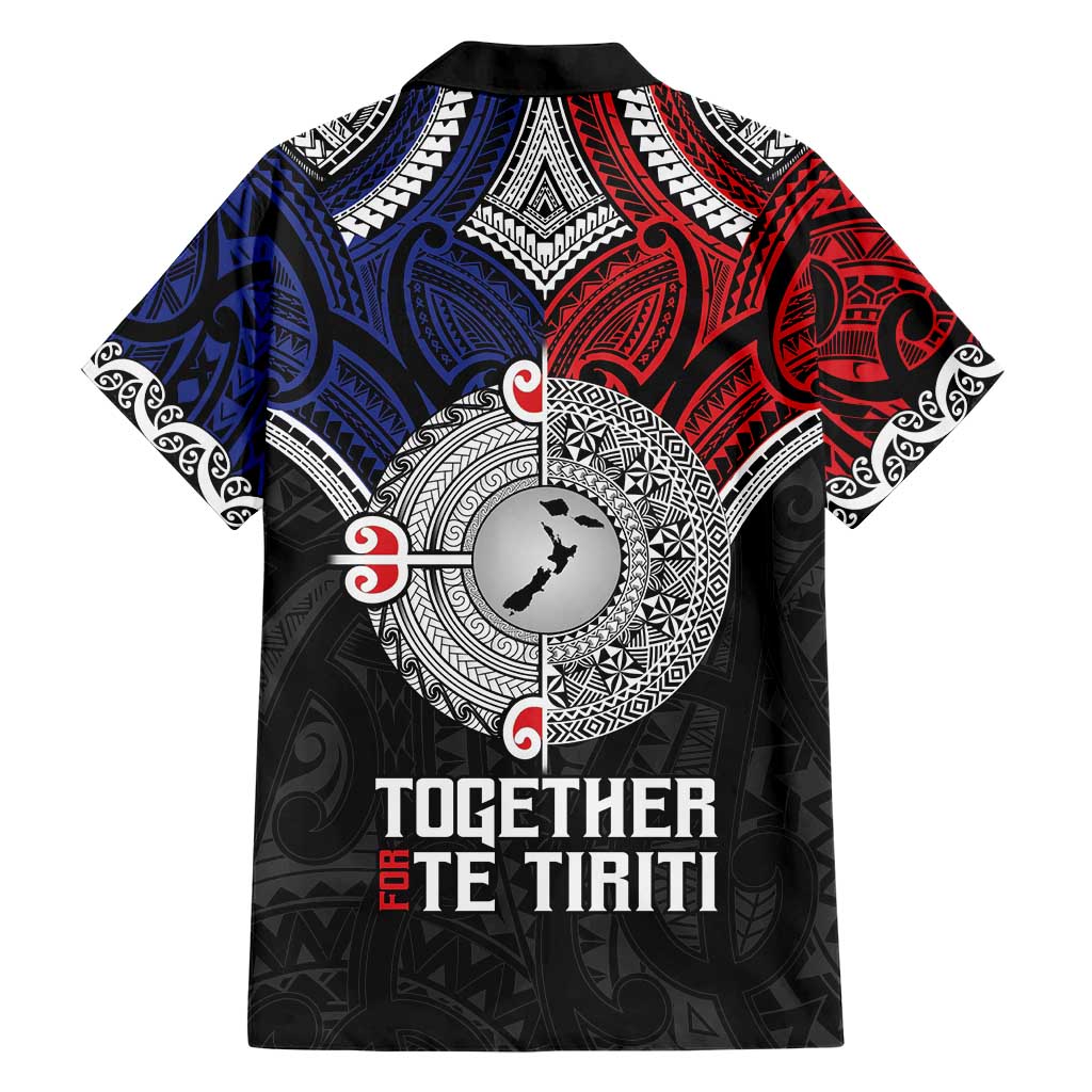 Aotearoa and Samoa Mo Te Tiriti Hawaiian Shirt Tangata Moana Stand with Tangata Whenua LT9 - Polynesian Pride