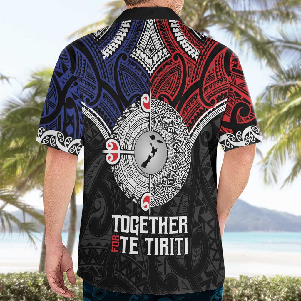 Aotearoa and Samoa Mo Te Tiriti Hawaiian Shirt Tangata Moana Stand with Tangata Whenua LT9 - Polynesian Pride