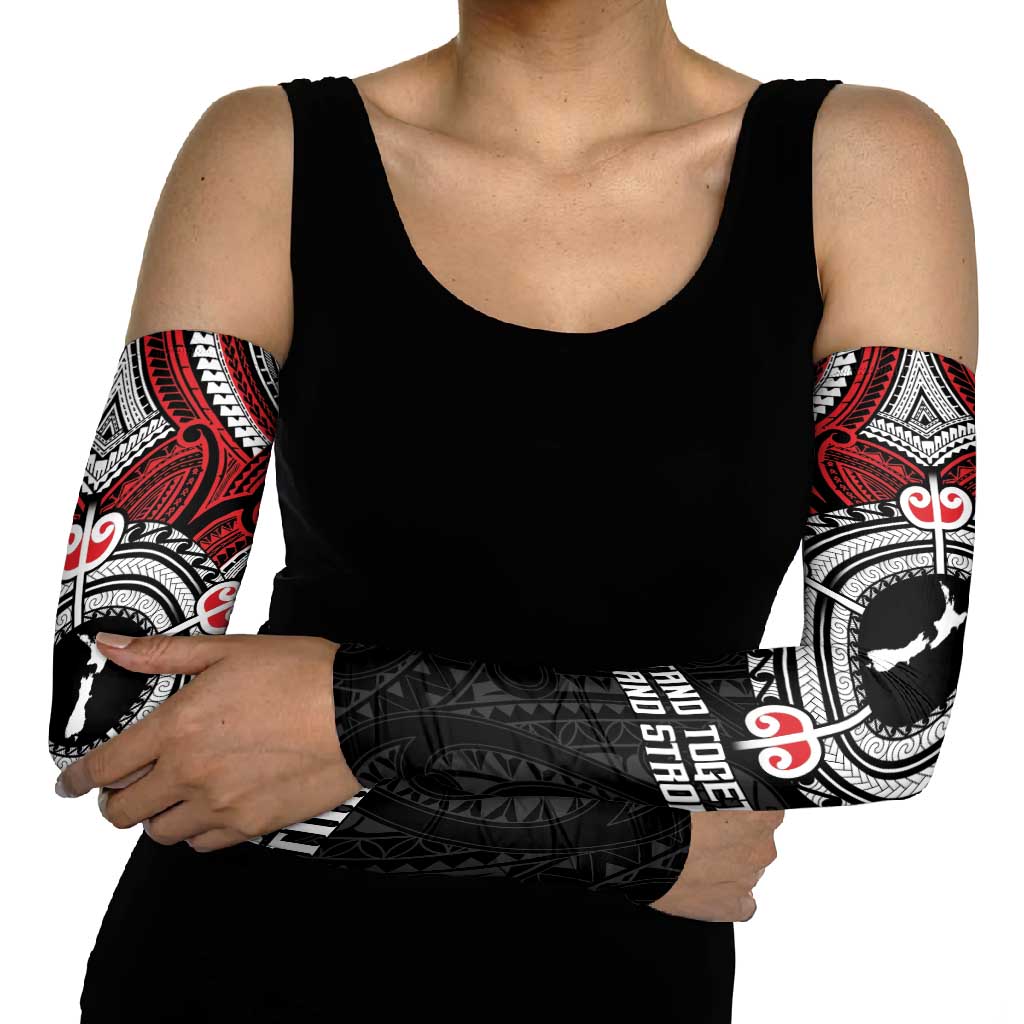 Aotearoa Proud To Be Maori Arm Sleeves New Zealand Fight Together LT9 - Polynesian Pride