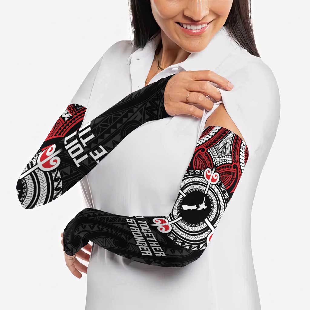 Aotearoa Proud To Be Maori Arm Sleeves New Zealand Fight Together LT9 - Polynesian Pride