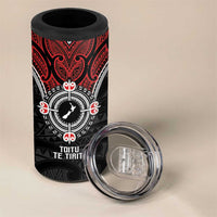 Aotearoa Proud To Be Maori 4 in 1 Can Cooler Tumbler New Zealand Fight Together LT9 - Polynesian Pride