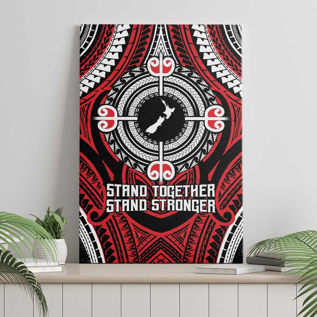 Aotearoa Proud To Be Maori Canvas Wall Art New Zealand Fight Together LT9 - Polynesian Pride