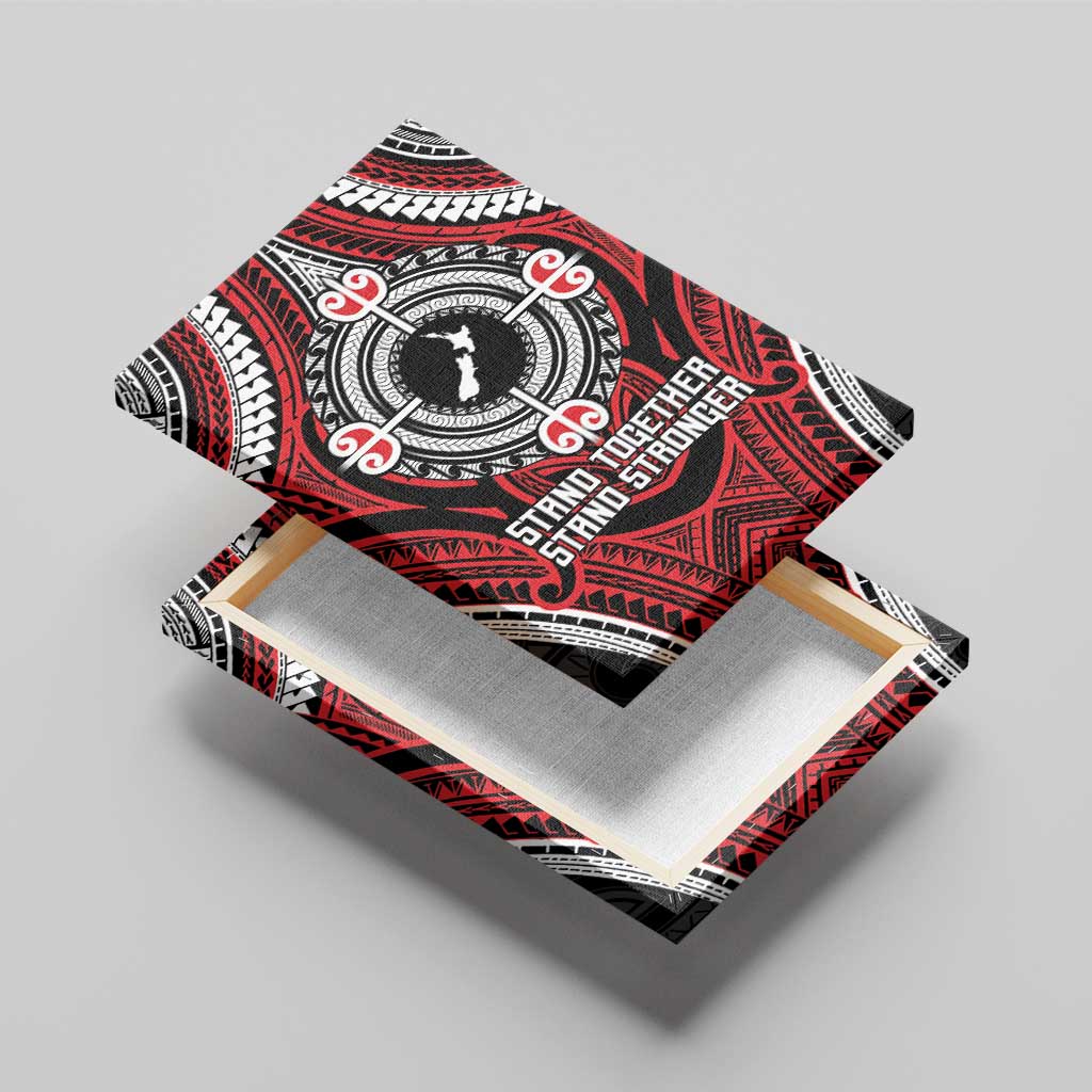 Aotearoa Proud To Be Maori Canvas Wall Art New Zealand Fight Together LT9 - Polynesian Pride