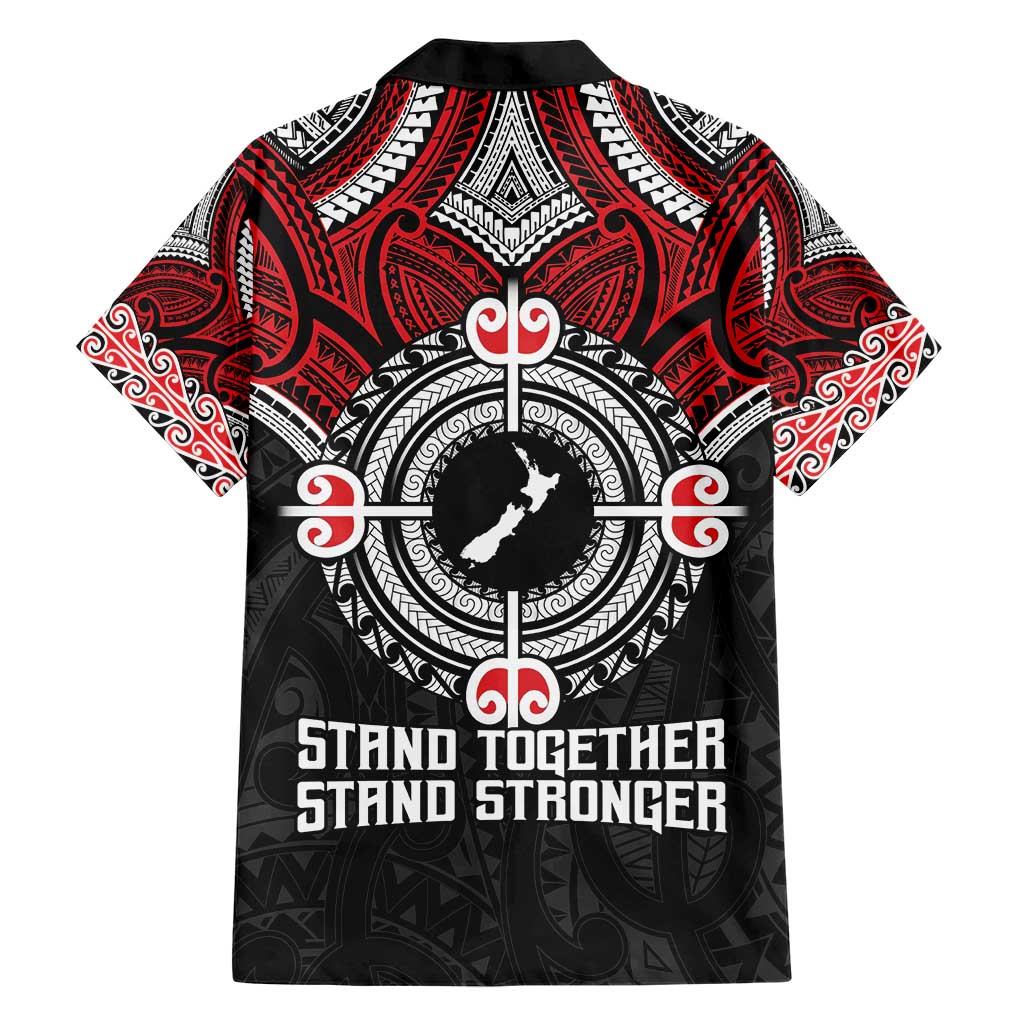 Aotearoa Proud To Be Maori Family Matching Short Sleeve Bodycon Dress and Hawaiian Shirt New Zealand Fight Together LT9 - Polynesian Pride