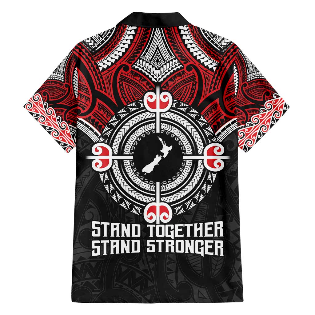Aotearoa Proud To Be Maori Family Matching Tank Maxi Dress and Hawaiian Shirt New Zealand Fight Together LT9 - Polynesian Pride