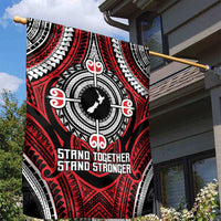 Aotearoa Proud To Be Maori Garden Flag New Zealand Fight Together LT9 - Polynesian Pride