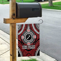 Aotearoa Proud To Be Maori Garden Flag New Zealand Fight Together LT9 - Polynesian Pride