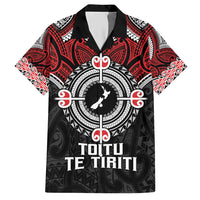 Aotearoa Proud To Be Maori Hawaiian Shirt New Zealand Fight Together LT9 Red - Polynesian Pride