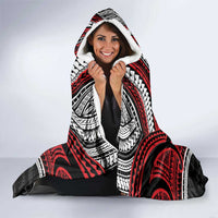 Aotearoa Proud To Be Maori Hooded Blanket New Zealand Fight Together LT9 - Polynesian Pride