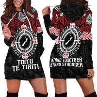 Aotearoa Proud To Be Maori Hoodie Dress New Zealand Fight Together LT9 - Polynesian Pride