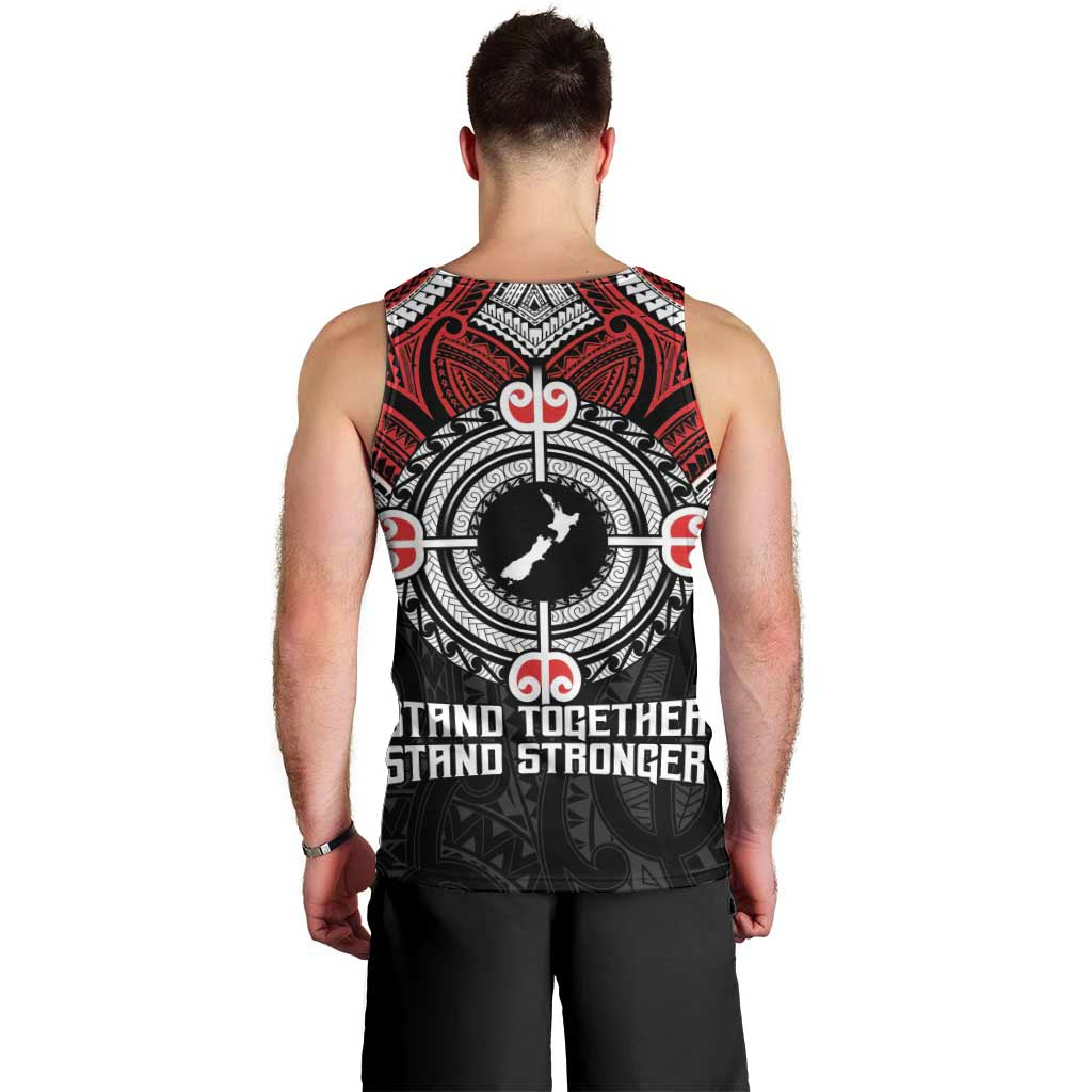 Aotearoa Proud To Be Maori Men Tank Top New Zealand Fight Together LT9 - Polynesian Pride