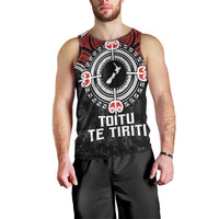 Aotearoa Proud To Be Maori Men Tank Top New Zealand Fight Together LT9 - Polynesian Pride