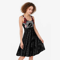 Aotearoa Proud To Be Maori Midi Dress New Zealand Fight Together LT9 - Polynesian Pride