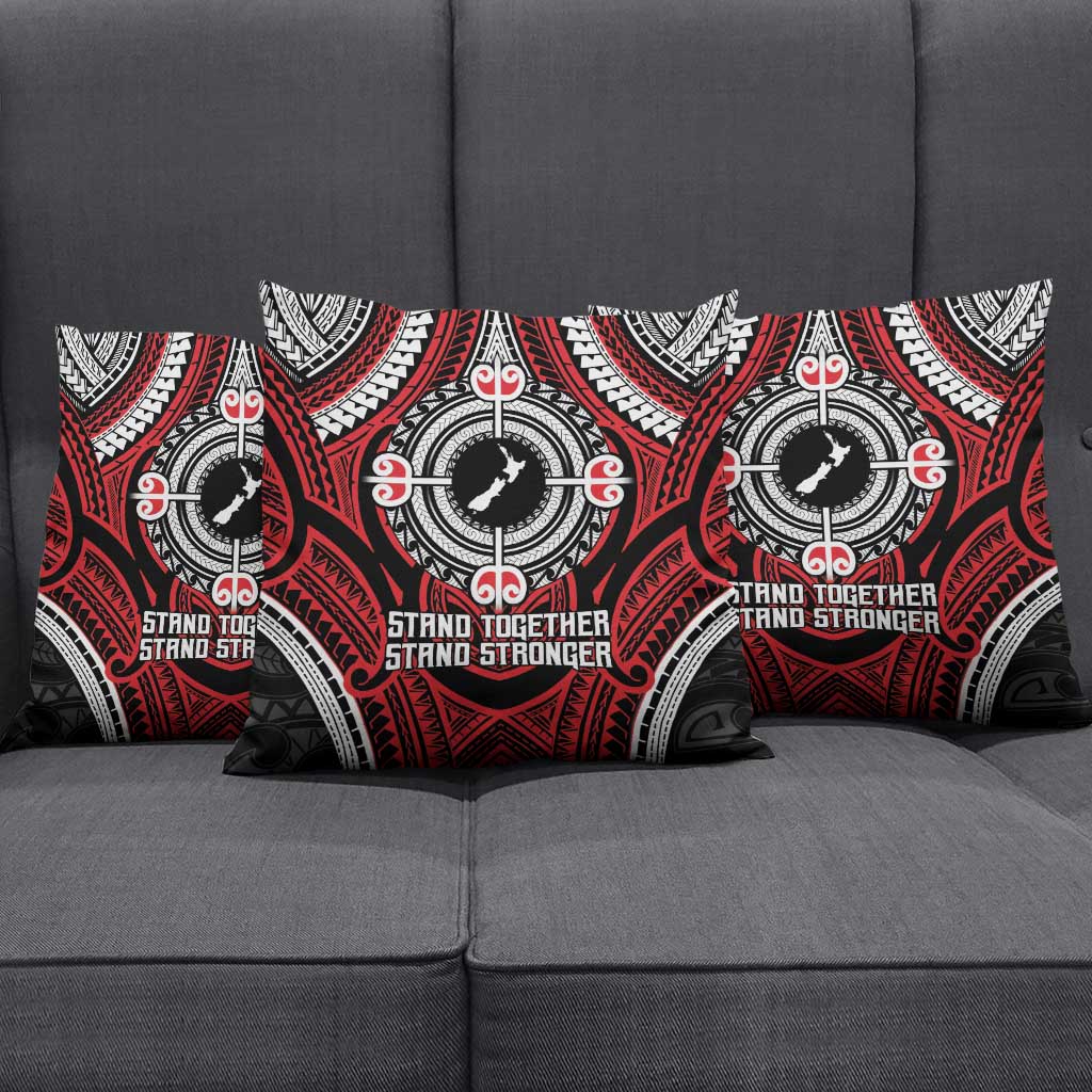 Aotearoa Proud To Be Maori Pillow Cover New Zealand Fight Together LT9 - Polynesian Pride