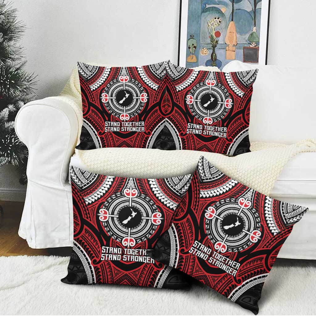 Aotearoa Proud To Be Maori Pillow Cover New Zealand Fight Together LT9 - Polynesian Pride