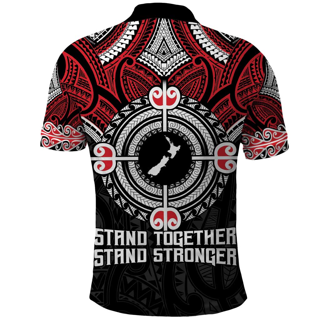 Aotearoa Proud To Be Maori Polo Shirt New Zealand Fight Together LT9 - Polynesian Pride