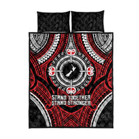 Aotearoa Proud To Be Maori Quilt Bed Set New Zealand Fight Together LT9 - Polynesian Pride