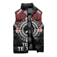 Aotearoa Proud To Be Maori Sleeveless Puffer Jacket New Zealand Fight Together LT9 - Polynesian Pride