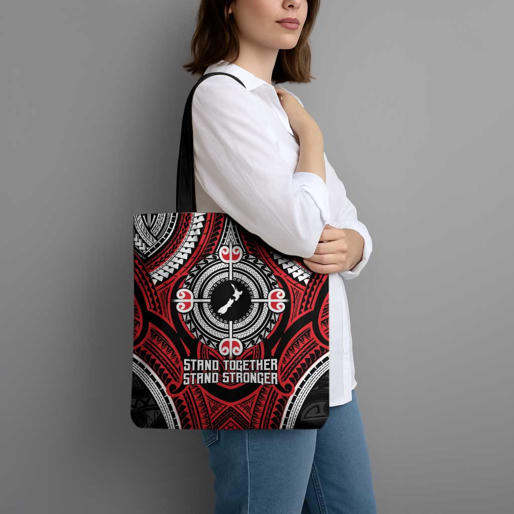 Aotearoa Proud To Be Maori Tote Bag New Zealand Fight Together LT9 - Polynesian Pride