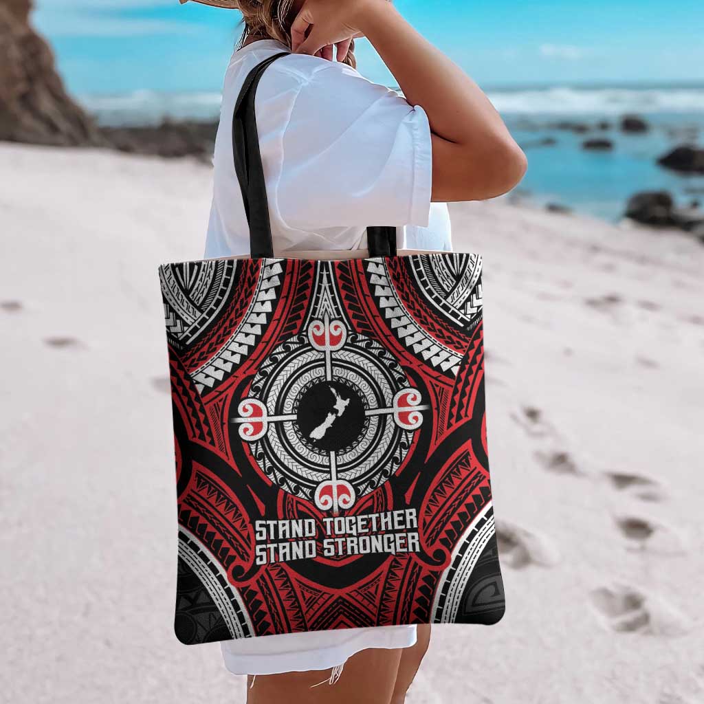 Aotearoa Proud To Be Maori Tote Bag New Zealand Fight Together LT9 - Polynesian Pride